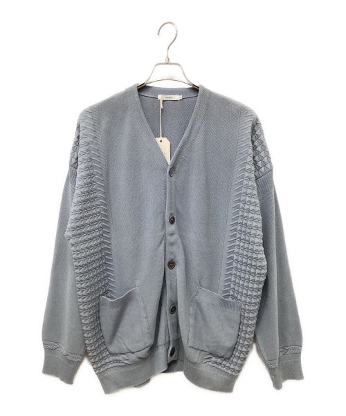 yashiki（ヤシキ）yashiki (ヤシキ) Unabara Cardigan ペールブルー サイズ:Mの古着・服飾アイテム
