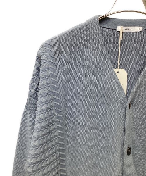 yashiki（ヤシキ）yashiki (ヤシキ) Unabara Cardigan ペールブルー サイズ:Mの古着・服飾アイテム
