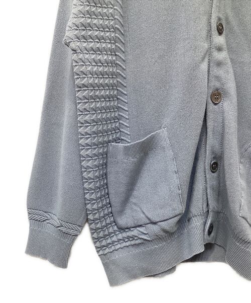 yashiki（ヤシキ）yashiki (ヤシキ) Unabara Cardigan ペールブルー サイズ:Mの古着・服飾アイテム