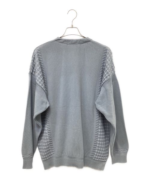 yashiki（ヤシキ）yashiki (ヤシキ) Unabara Cardigan ペールブルー サイズ:Mの古着・服飾アイテム