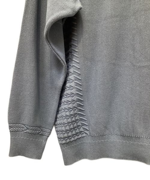 yashiki（ヤシキ）yashiki (ヤシキ) Unabara Cardigan ペールブルー サイズ:Mの古着・服飾アイテム