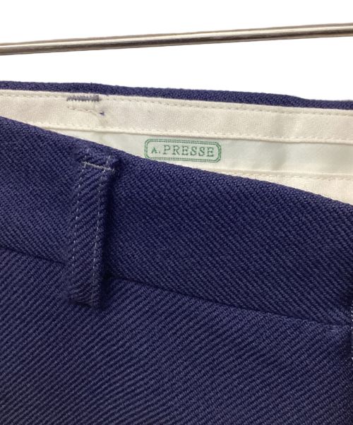 A.PRESSE（アプレッセ）A.PRESSE (アプレッセ) U.S.ARMY Dress Trousers ネイビー サイズ:3の古着・服飾アイテム