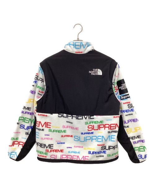 THE NORTH FACE（ザ ノース フェイス）THE NORTH FACE (ザ ノース フェイス) SUPREME (シュプリーム) フリースジャケット ホワイト×ブラック サイズ:Mの古着・服飾アイテム
