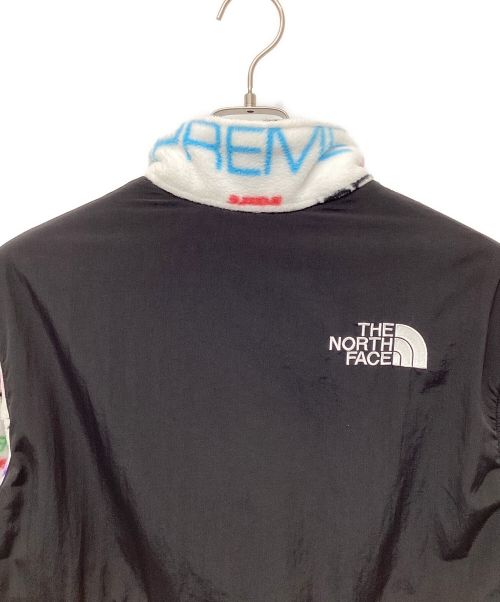 THE NORTH FACE（ザ ノース フェイス）THE NORTH FACE (ザ ノース フェイス) SUPREME (シュプリーム) フリースジャケット ホワイト×ブラック サイズ:Mの古着・服飾アイテム