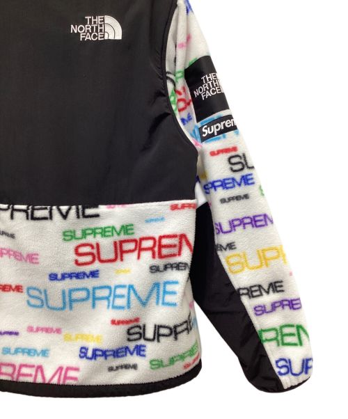 THE NORTH FACE（ザ ノース フェイス）THE NORTH FACE (ザ ノース フェイス) SUPREME (シュプリーム) フリースジャケット ホワイト×ブラック サイズ:Mの古着・服飾アイテム