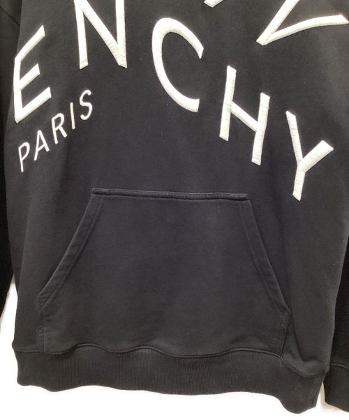 GIVENCHY（ジバンシィ）GIVENCHY (ジバンシィ) プルオーバーパーカー ブラック サイズ:Sの古着・服飾アイテム