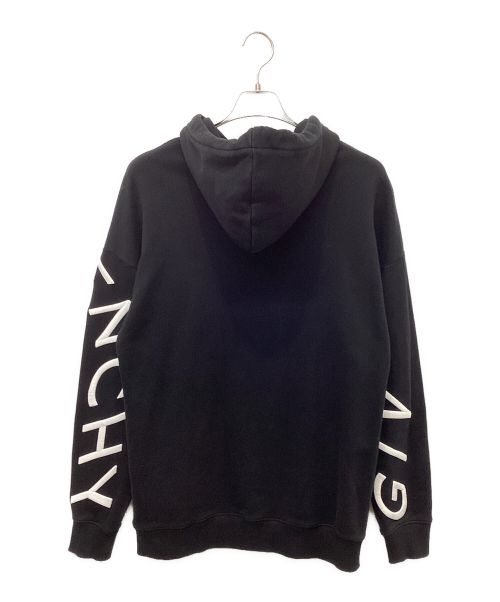 GIVENCHY（ジバンシィ）GIVENCHY (ジバンシィ) プルオーバーパーカー ブラック サイズ:Sの古着・服飾アイテム