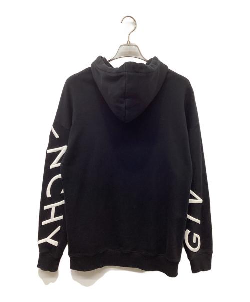 GIVENCHY（ジバンシィ）GIVENCHY (ジバンシィ) プルオーバーパーカー ブラック サイズ:Sの古着・服飾アイテム