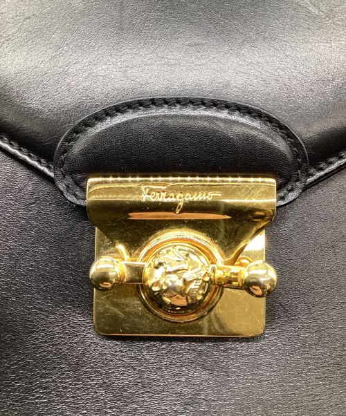 Salvatore Ferragamo（サルヴァトーレ フェラガモ）Salvatore Ferragamo (サルヴァトーレ フェラガモ) レザーリュックの古着・服飾アイテム