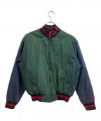 RALPH LAURENラルフローレン）の古着「90'sダウンジャケット」｜ネイビー×グリーン