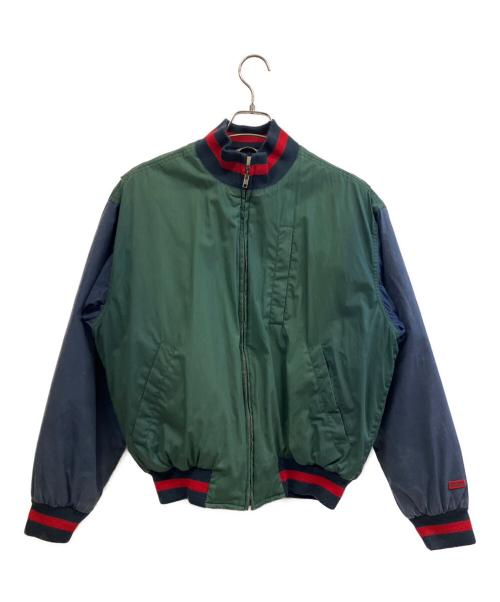 RALPH LAUREN（ラルフローレン）RALPH LAUREN (ラルフローレン) 90'sダウンジャケット ネイビー×グリーン サイズ:Mの古着・服飾アイテム