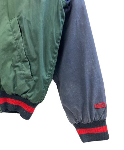 RALPH LAUREN（ラルフローレン）RALPH LAUREN (ラルフローレン) 90'sダウンジャケット ネイビー×グリーン サイズ:Mの古着・服飾アイテム