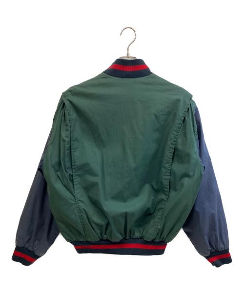 RALPH LAUREN（ラルフローレン）RALPH LAUREN (ラルフローレン) 90'sダウンジャケット ネイビー×グリーン サイズ:Mの古着・服飾アイテム