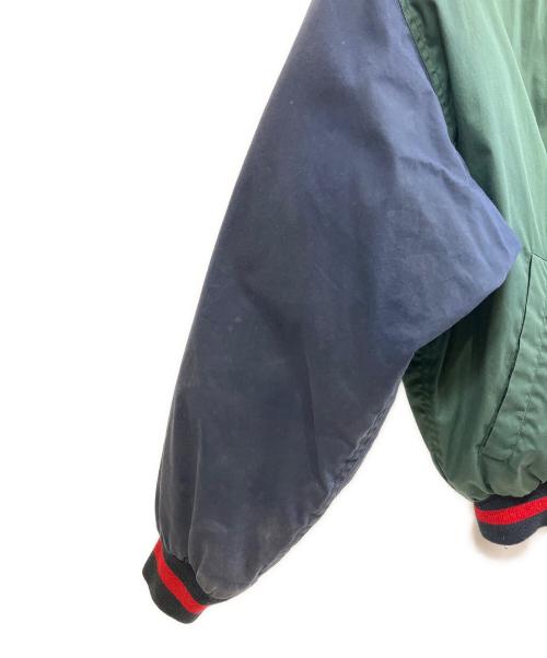 RALPH LAUREN（ラルフローレン）RALPH LAUREN (ラルフローレン) 90'sダウンジャケット ネイビー×グリーン サイズ:Mの古着・服飾アイテム
