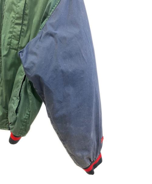 RALPH LAUREN（ラルフローレン）RALPH LAUREN (ラルフローレン) 90'sダウンジャケット ネイビー×グリーン サイズ:Mの古着・服飾アイテム