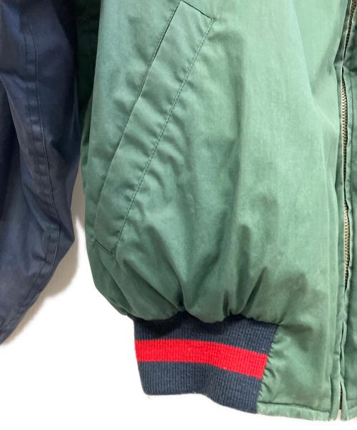 RALPH LAUREN（ラルフローレン）RALPH LAUREN (ラルフローレン) 90'sダウンジャケット ネイビー×グリーン サイズ:Mの古着・服飾アイテム