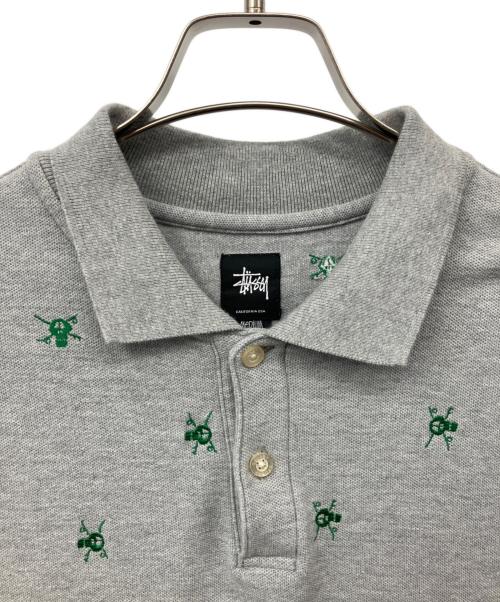 stussy（ステューシー）stussy (ステューシー) 半袖シャツ グレー サイズ:Fの古着・服飾アイテム