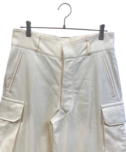 BLURHMS（ブラームス）blurhms (ブラームス) コットンサージ47パンツ アイボリー サイズ:3の古着・服飾アイテム