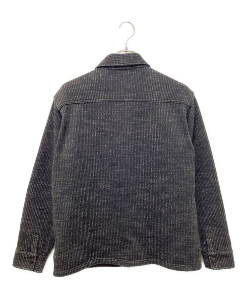 RRL（ダブルアールエル）RRL (ダブルアールエル) Browns Beach Knit Jacket ブラック サイズ:Mの古着・服飾アイテム