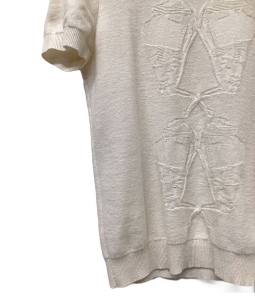 HERMES（エルメス）HERMES (エルメス) 半袖ニット 22 サイズ:36の古着・服飾アイテム