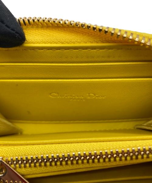 Christian Dior（クリスチャン ディオール）Christian Dior (クリスチャン ディオール) スモールジップコインケース イエローの古着・服飾アイテム