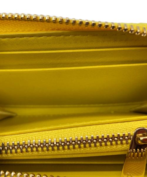 Christian Dior（クリスチャン ディオール）Christian Dior (クリスチャン ディオール) スモールジップコインケース イエローの古着・服飾アイテム