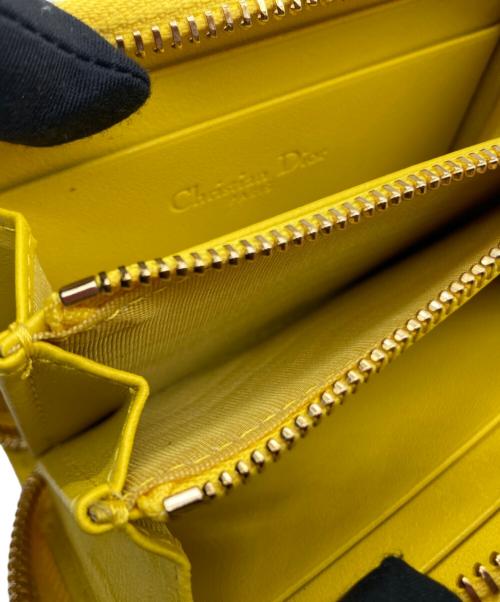 Christian Dior（クリスチャン ディオール）Christian Dior (クリスチャン ディオール) スモールジップコインケース イエローの古着・服飾アイテム