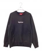 SUPREMEシュプリーム）の古着「Box Logo Crewneck」｜ブラック