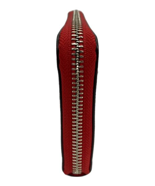 COACH（コーチ）COACH (コーチ) ラウンドファスナー財布 レッドの古着・服飾アイテム