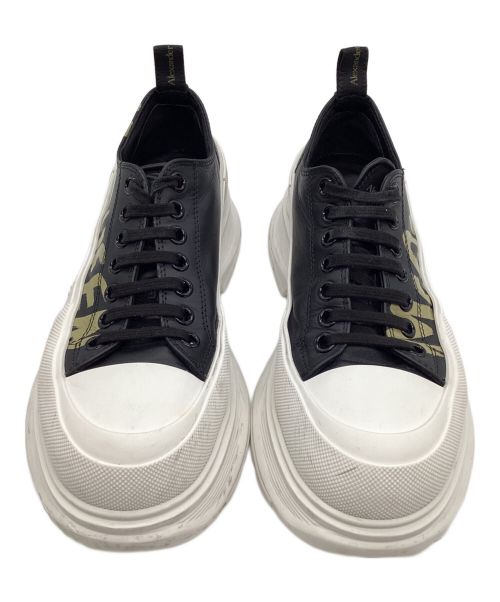 ALEXANDER McQUEEN（アレキサンダーマックイーン）ALEXANDER McQUEEN (アレキサンダーマックイーン) トレッドスリックレースアップスニーカー ホワイト サイズ:42の古着・服飾アイテム