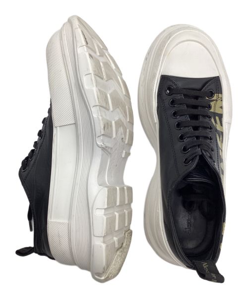 ALEXANDER McQUEEN（アレキサンダーマックイーン）ALEXANDER McQUEEN (アレキサンダーマックイーン) トレッドスリックレースアップスニーカー ホワイト サイズ:42の古着・服飾アイテム