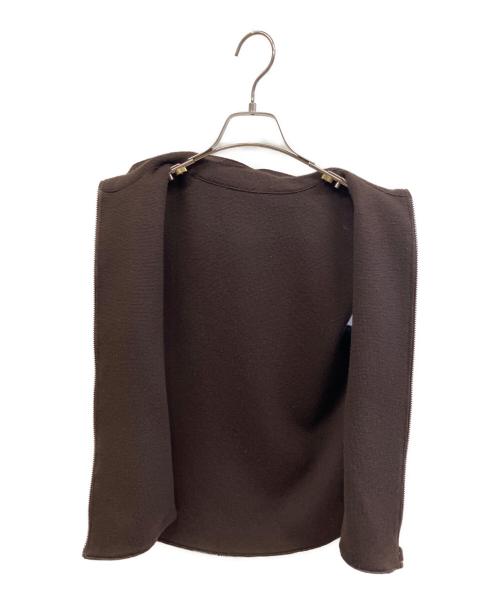 LEONARD（レオナール）LEONARD (レオナール) リバーシブルベスト ブラウン×マルチカラー サイズ:Mの古着・服飾アイテム
