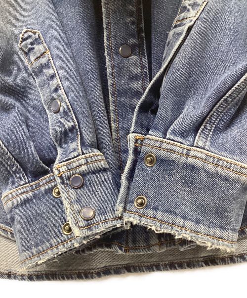 DOLCE & GABBANA（ドルチェ＆ガッバーナ）DOLCE & GABBANA (ドルチェ＆ガッバーナ) デニムジャケット インディゴ サイズ:41の古着・服飾アイテム