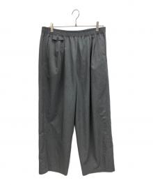 FreshService（フレッシュサービス）の古着「COOLFIBER TWO TUCK EASY PANTS」｜グレー