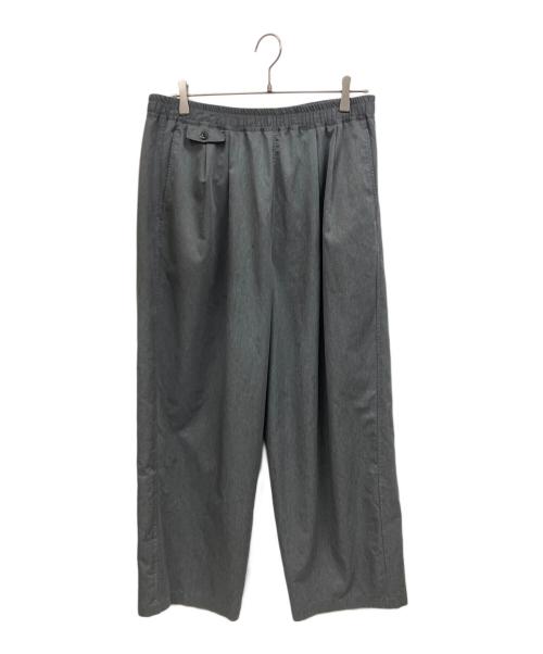 FreshService（フレッシュサービス）FreshService (フレッシュサービス) COOLFIBER TWO TUCK EASY PANTS グレー サイズ:Ｌの古着・服飾アイテム