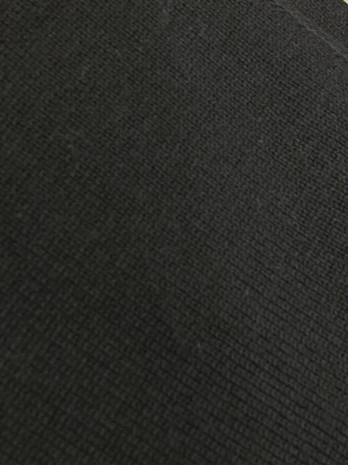 GUCCI（グッチ）GUCCI (グッチ) インターロッキング刺繍マフラー ブラックの古着・服飾アイテム