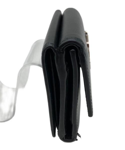 Saint Laurent Paris（サンローランパリ）Saint Laurent Paris (サンローランパリ) 3つ折り財布 ブラックの古着・服飾アイテム