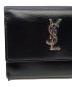 Saint Laurent Paris (サンローランパリ) 3つ折り財布 ブラック：32000円