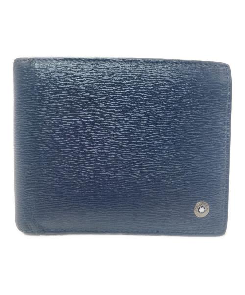MONTBLANC（モンブラン）MONTBLANC (モンブラン) 札入れ ネイビーの古着・服飾アイテム
