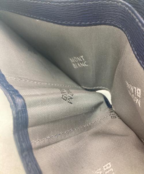 MONTBLANC（モンブラン）MONTBLANC (モンブラン) 札入れ ネイビーの古着・服飾アイテム