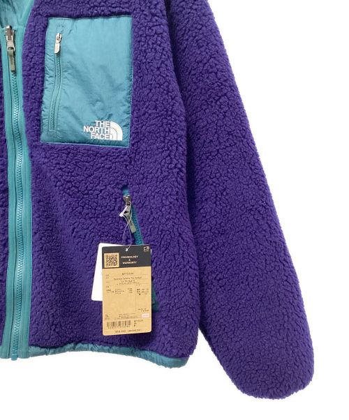 THE NORTH FACE（ザ ノース フェイス）THE NORTH FACE (ザ ノース フェイス) リバーシブルエクストリームパイルカーディガン パープル サイズ:Mの古着・服飾アイテム