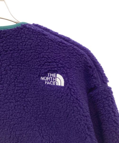 THE NORTH FACE（ザ ノース フェイス）THE NORTH FACE (ザ ノース フェイス) リバーシブルエクストリームパイルカーディガン パープル サイズ:Mの古着・服飾アイテム