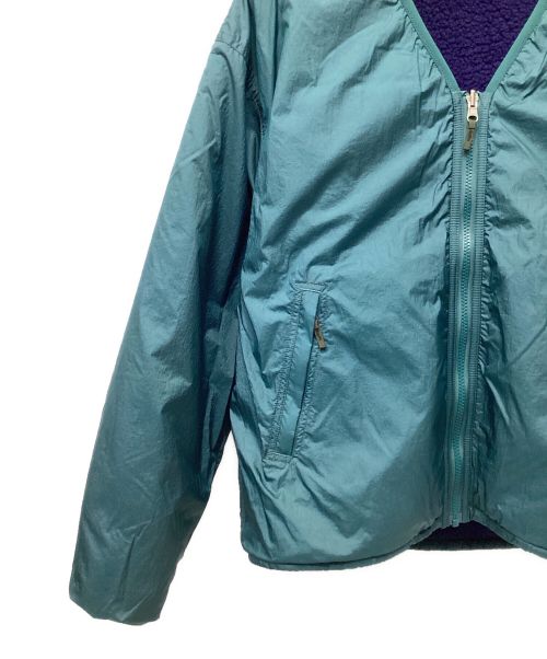 THE NORTH FACE（ザ ノース フェイス）THE NORTH FACE (ザ ノース フェイス) リバーシブルエクストリームパイルカーディガン パープル サイズ:Mの古着・服飾アイテム