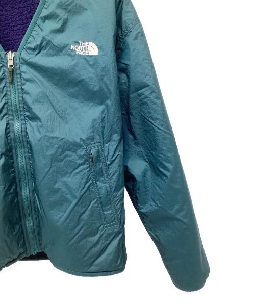THE NORTH FACE（ザ ノース フェイス）THE NORTH FACE (ザ ノース フェイス) リバーシブルエクストリームパイルカーディガン パープル サイズ:Mの古着・服飾アイテム