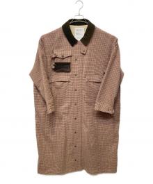 F/CE.（エフシーイー）の古着「CHECK HUNTING LONG COAT」｜ピンク