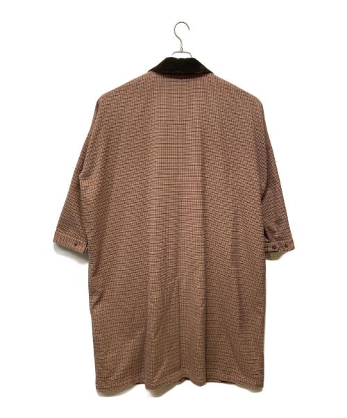 F/CE.（エフシーイー）F/CE. (エフシーイー) CHECK HUNTING LONG COAT ピンク サイズ:Mの古着・服飾アイテム