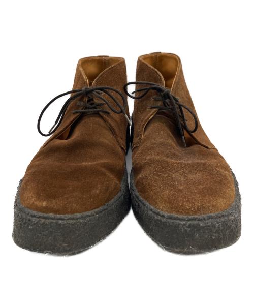 Tricker’s（トリッカーズ）Tricker’s (トリッカーズ) スウェードチャッカーブーツ ブラウン サイズ:26cmの古着・服飾アイテム
