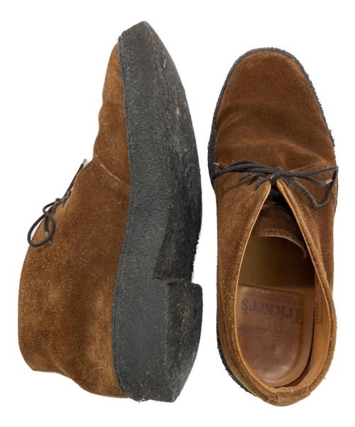 Tricker’s（トリッカーズ）Tricker’s (トリッカーズ) スウェードチャッカーブーツ ブラウン サイズ:26cmの古着・服飾アイテム
