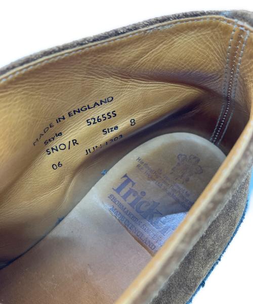 Tricker’s（トリッカーズ）Tricker’s (トリッカーズ) スウェードチャッカーブーツ ブラウン サイズ:26cmの古着・服飾アイテム