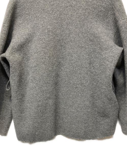 45R（フォーティファイブ・アール）45R (フォーティファイブ・アール) 縮絨ニットのボレロ グレー サイズ:FREEの古着・服飾アイテム